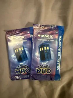 2 x Doctor Who Collector Booster Pack, Magic The Gathering, Mtg, English Sealed - Image 1