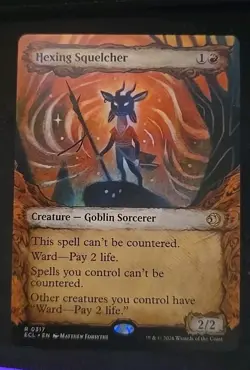 MTG Hexing Squelcher Borderless Showcase Non-Foil Lorwyn Eclipsed - Image 1