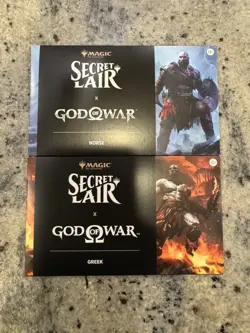 MTG x Playstation Secret Lair x God of War: Greek & Norse Set Non-Foil - Image 1