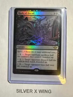 Rush of Dread Foil x1, MTG, Outlaws of Thunder Junction, OTJ, NM - Image 1