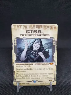 Gisa, Hellraiser Outlaws of Thunder Junction Showcase NM MTG - Image 1