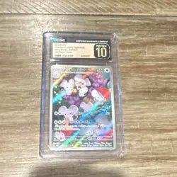 Pokemon Maushold 081/071 Sv2d Clay Burst Art Rare Holo CGC 10 Japanese #02 - Image 1