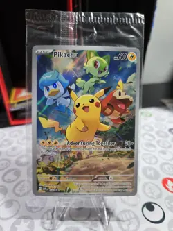 Pokemon TCG - S&V Paldea Evolved - Pikachu SVP 027 ETB Promo - Sealed - Image 1