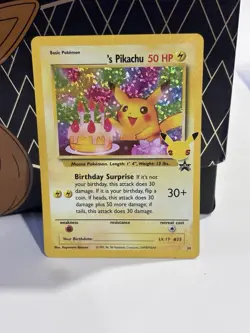 Pokemon Pikachu TCG Holo Birthday Celebrations Classic Collection NM Condition - Image 1