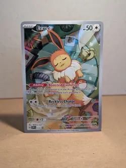 Eevee SVP173 - Prismatic ETB Promo Illustration Rare Holo Pokemon NM - Image 1
