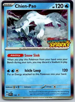 Chien-Pao #SVP 152 Surging Sparks Prerelease Stamped Promo NM - Image 1