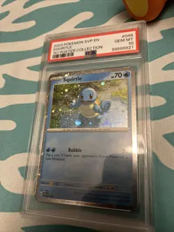 2023 POKEMON SVP EN-SV BLACK STAR PROMO 151 POSTER COLLECTION SQUIRTLE PSA 10 - Image 1