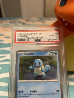 2023 POKEMON SVP EN-SV BLACK STAR PROMO 151 POSTER COLLECTION SQUIRTLE PSA 10 - Image 4