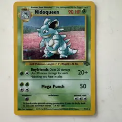 💥 Nidoqueen Jungle 7/64 Holo Rare Pokemon TCG Vintage LP/NM.💥 - Image 1
