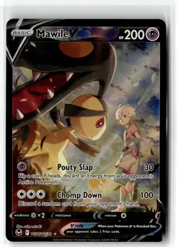 Mawile V ⭐ TG17/TG30 Holo Rare V Silver Tempest Trainer Gallery 2022 Pokemon NM - Image 1