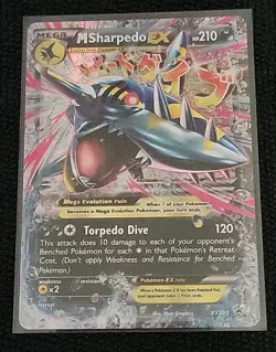 Pokemon TCG - M Sharpedo EX - XY200 - Promo - XY Black Star Promos LP/MP - Image 1