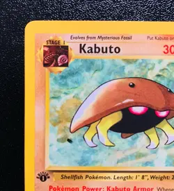 Kabuto 1st Edition Pokemon TCG Fossil Set 50/62 - NEAR MINT!🔥 - Image 3