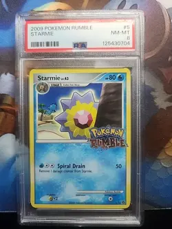 PSA 8 - Starmie 5/16 2009 Pokemon RUMBLE - Pokemon * NM Mt Near Mint * - Image 1