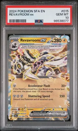 Revavroom ex 015/064 Pokemon Shrouded Fable PSA 10 GEM MINT Holo English - Image 3