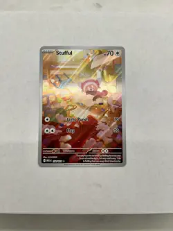 Stufful 154/132 Mega Evolutions Illustration Rare Holo Pokemon TCG NM/M - Image 2