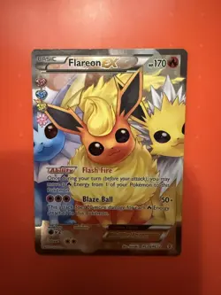 Pokemon TCG - Flareon EX (Full Art) RC28 Generations: Radiant Collection NM - Image 1