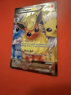 Pokemon TCG - Flareon EX (Full Art) RC28 Generations: Radiant Collection NM - Image 4