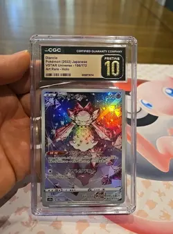 CGC Pristine Gold Label 10 Pokemon 2022 DIANCIE Art Rare 186/172 VSTAR UNIVERSE - Image 1