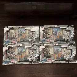 Pokemon TCG Unova Heavy Hitters Premium Collection 4 Pack SV Black Bolt Costco - Image 1