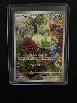 Sprigatito 196/193 Illustration Rare SV02: Paldea Evolved Pokemon TCG - Image 1