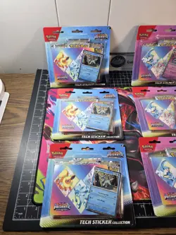 Pokemon TCG Prismatic Evolutions Tech Sticker Collection Set Lot of 9 a🍀🌌💓 - Image 2