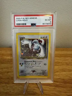 2000 POKEMON NEO GENESIS #9 LUGIA-HOLO PSA 6 - Image 1