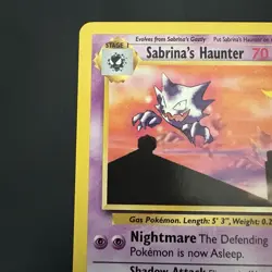 Pokemon Vintage Non-holo Sabrina's Haunter 55/132 Gym Challenge WotC - Image 2