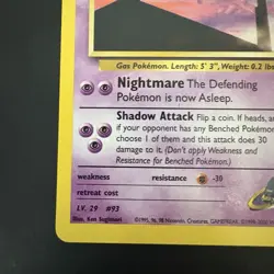 Pokemon Vintage Non-holo Sabrina's Haunter 55/132 Gym Challenge WotC - Image 5