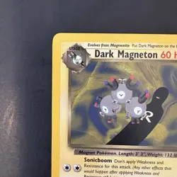 Pokemon Vintage Dark Magneton 28/82 Team Rocket Non-Holo Rare WotC 2000 - Image 2