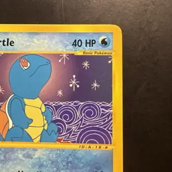 Pokemon Vintage Squirtle 132/165 Expedition Base Set Wotc 2002 - Image 3