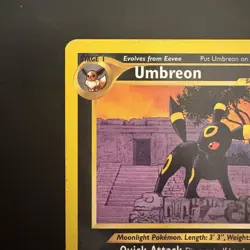 Pokemon Vintage Non-Holo Rare Umbreon 33/75 Neo Discovery WotC - Image 2