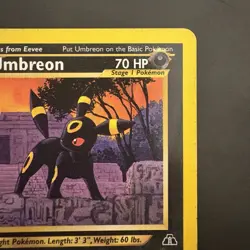 Pokemon Vintage Non-Holo Rare Umbreon 33/75 Neo Discovery WotC - Image 3