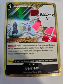 One Piece - Barrier textured Foil - PRB-01 Premium the Best Reprint - OP04-095 - Image 1