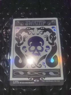Swamp Flower Power Secret Lair Bonus Card Foil MTG - Image 1