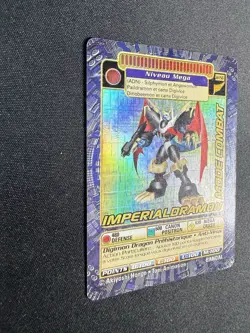 Imperialdramon Fighter Mode JD-156 Rare French Digimon Card Digi-battle Holo - Image 3