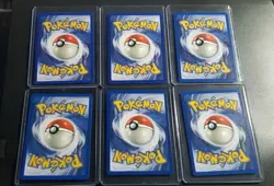 Pokemon 1999 Base Set Unlimited Energy 6 Card Set / Lot # 97-102 NM - Image 2