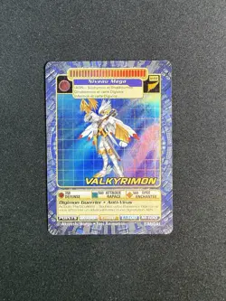 Valkyrimon JD-159 Rare French Digimon Card Holo Digi-battle Series Mega - Image 1