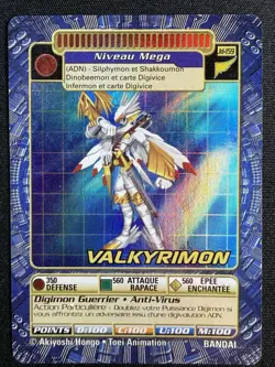 Valkyrimon JD-159 Rare French Digimon Card Holo Digi-battle Series Mega - Image 2