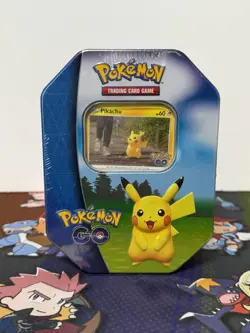 Pokemon Card Pokemon GO Tin Pikachu Sword & Shield SEALED - Image 1