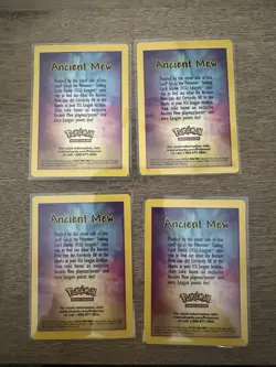 ANCIENT MEW DETAILS INSERT CARD - Pokemon Card - Promo (insert only) Mint - Image 1