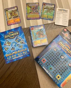 DIGIMON 2000 DIGI-BATTLE STARTER SET OPEN BOX;Check ALL62 CARDS NEW Not Played - Image 2
