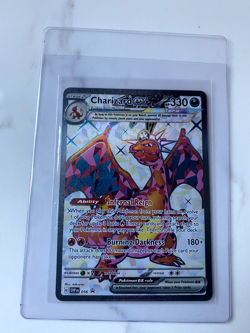 Charizard ex 056 Sv: Scarlet & Violet Promo Cards Holo Full Art Awesome Pokemon - Image 1