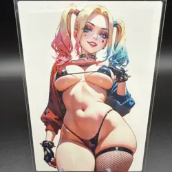 Harley Quinn Anime Waifu Card Doujin ACG Goddess Holo - Image 1