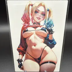 Harley Quinn Anime Waifu Card Doujin ACG Goddess Holo - Image 2