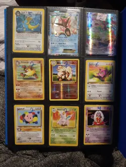 Rare Pokemon Card Folder Binder Lot Vintage Cards 1999 180+cards - Image 1
