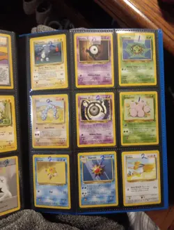 Rare Pokemon Card Folder Binder Lot Vintage Cards 1999 180+cards - Image 2