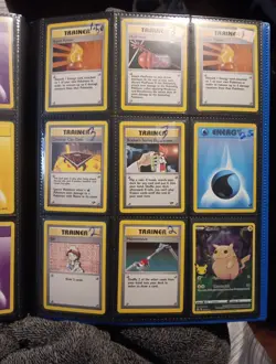 Rare Pokemon Card Folder Binder Lot Vintage Cards 1999 180+cards - Image 4