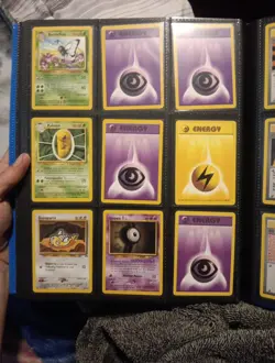 Rare Pokemon Card Folder Binder Lot Vintage Cards 1999 180+cards - Image 5