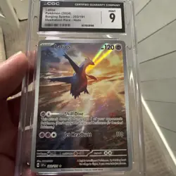 Pokemon TCG Latios Rare Holo Card 203/191 SV08 Surging Sparks Illustration CGC 9 - Image 1