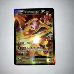 Charizard EX XY121 XY Holo Pokemon Card Black Star Promo 2016 XY Red & Blue - Image 1